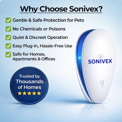 Sonivex™ 2026 Upgraded Pest Repeller