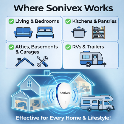 Sonivex™ 2026 Upgraded Pest Repeller